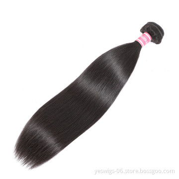 Mink Brazilian Human Hair Straight Weave Wholesale Cuticle Aligned Virgin Straight Human Hair 16 Inch Weave Bundle Extensions